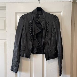 Rock and Republic Genuine Leather Jakcet